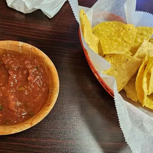 Chips and salsa.
