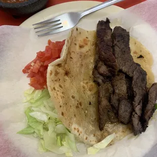 Carne asada tacos