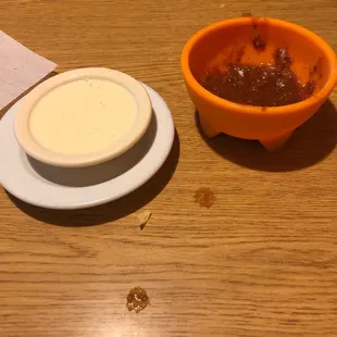 Quest and salsa, both excellent tasting