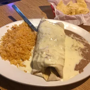 Fajita burrito