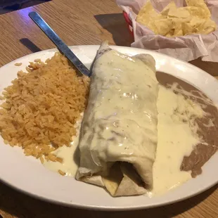 Fajita burrito