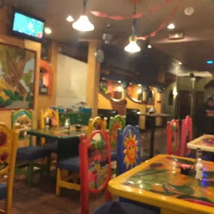 interior, tacos