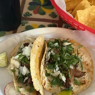 Birria and Al Pastor Tacos