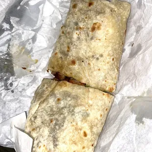 Carne asada burrito