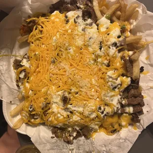 Half order carne fries