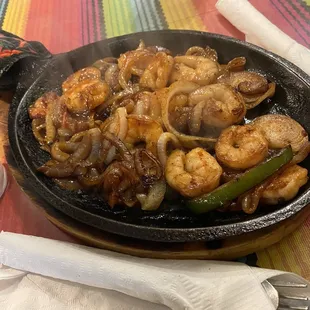 Shrimp Fajitas