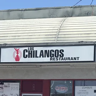 the front of the restaurant