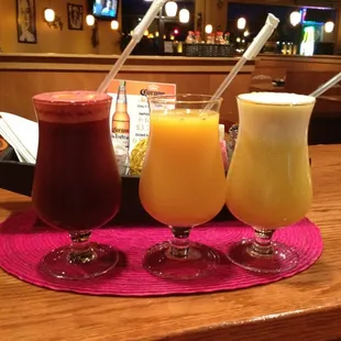 Fresh fruit juices,