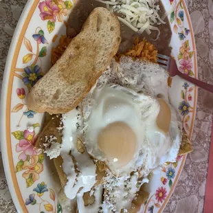 a plate of mexican food