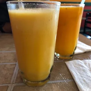 Orange &amp; Pineapple Juice, &amp; Orange Juice