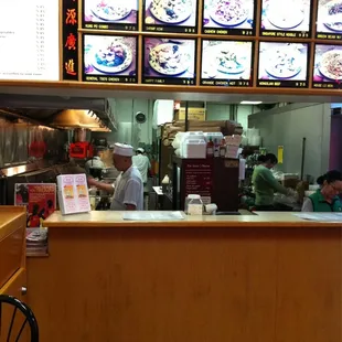 Front counter and kitchen
