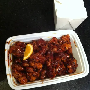 Orange chicken