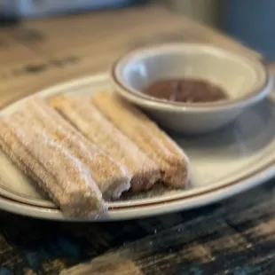 Churros with Mexican Chocolate