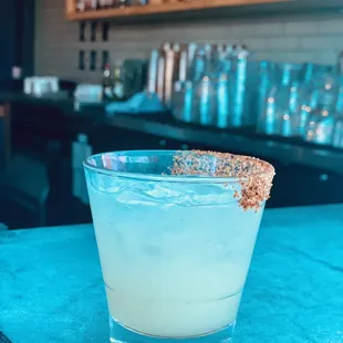 Skinny spicy margarita