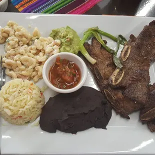 Beef ribs on the grill