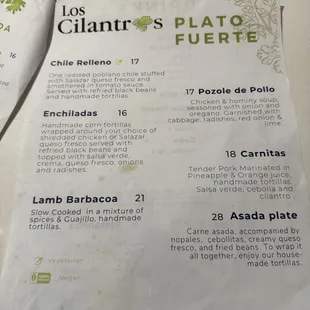 Menu as of Feb 3, 2024