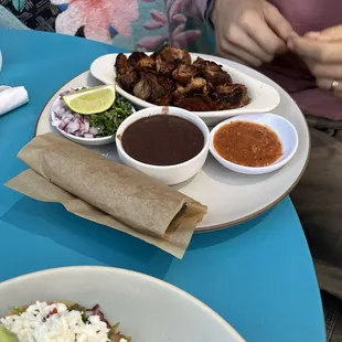 Carnitas plate round two! ! Just as amazing as it was for lunch!