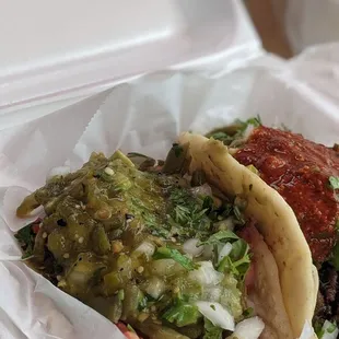 tacos, food