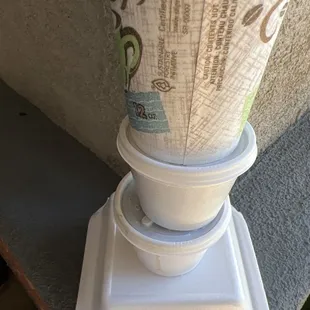 This is how I carry everything, no bag given.