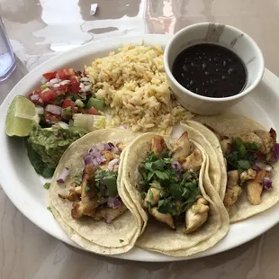Chicken tacos