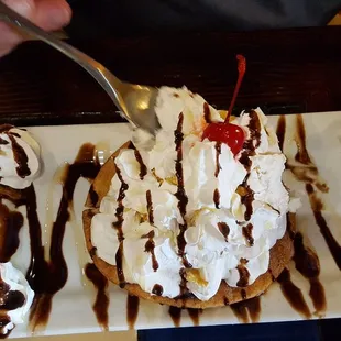 Fried ice cream! Yum!