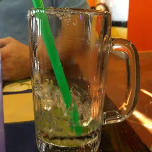 The margarita came in this glass for $1.99.