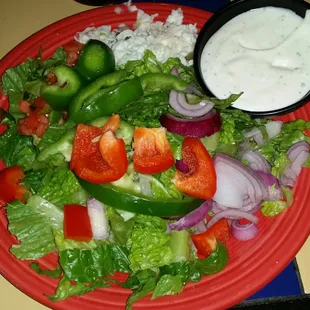 House salad...  so yummy.