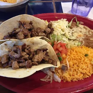 Tacos carne asada