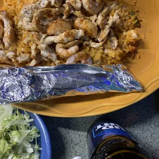 Shrimp and chicken ACP DINNER