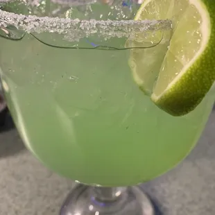 Lime margarita that I could actually feel afterwards