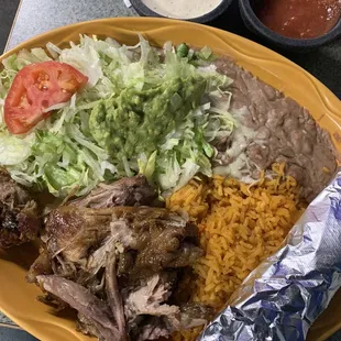Carnitas dinner was so satisfying
