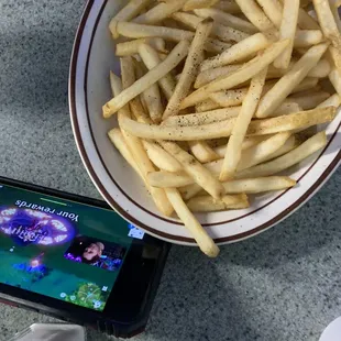 Fries were pretty good