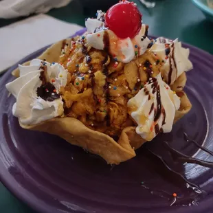 Fried ice cream