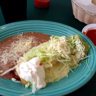 Chicken Chimichanga lunch special... good, but nothing special