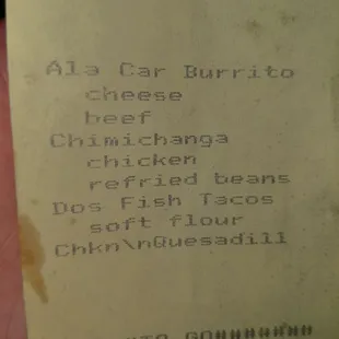 Receipt