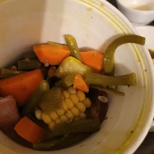 a bowl of vegetables