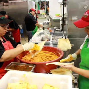 We make our tamales fresh everyday!