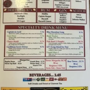 menu, sushi and sashimi
