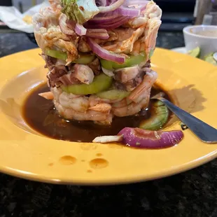 Seafood torre