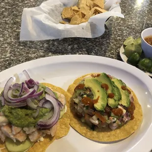 Shrimp Ceviche Tostada
