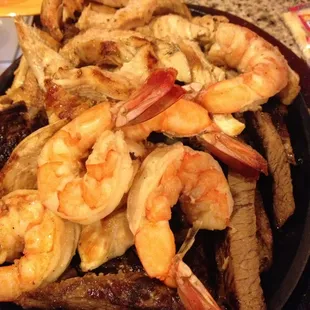 Grilled surf and turf.