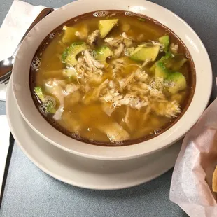 Large tortilla soup