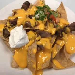 nachos, food