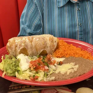 Steak chimichanga