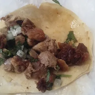 Carnita Taco 4.5/5 Greasy Cuchara