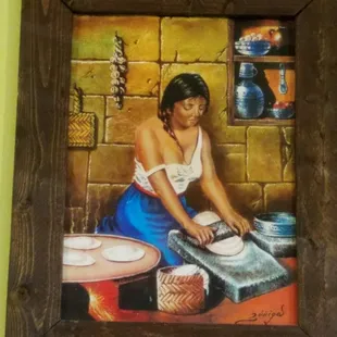 a woman preparing food