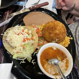 Shrimp fried avocado