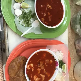 Menudo &amp; pozole fix ,, yes even on Thursday we surve your favorita dish