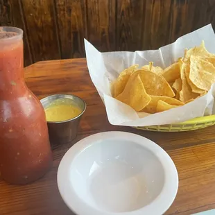 Salsa's. The greenish one, nope.