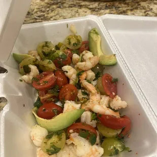 Shrimp ceviche